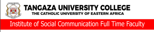 Tangaza University College Hiring Office Administrator