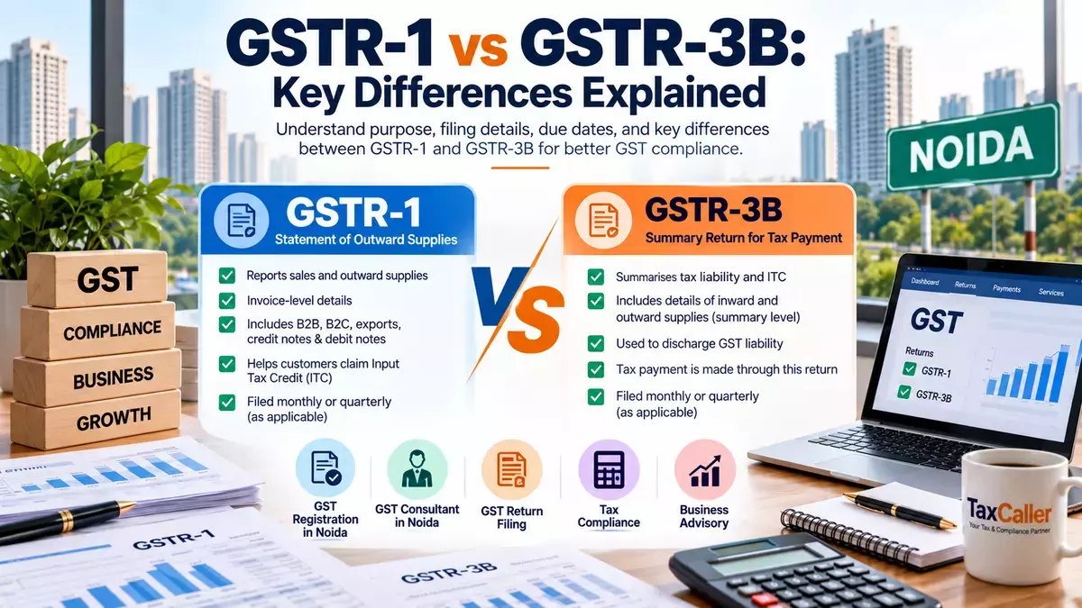 GSTR-1 vs GSTR-3B: Key Differences Explained