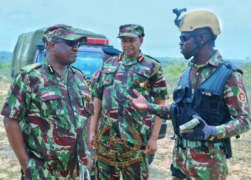 IG Koome Holds Talks With Border Police Unit Officers