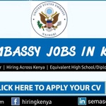 U.S.A Embassy Kenya Job Vacancies - Hiring Now