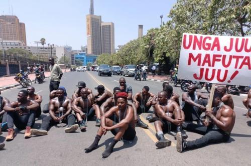 Eric Omondi Arrested Outside Parliament