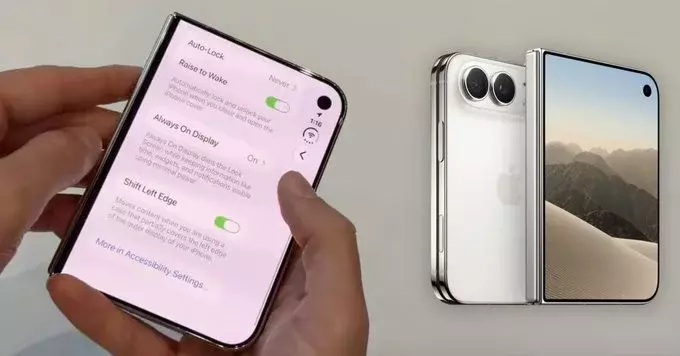 iPhone Duo Adds Fake Bezel to Outer Screen for Better Case Compatibility