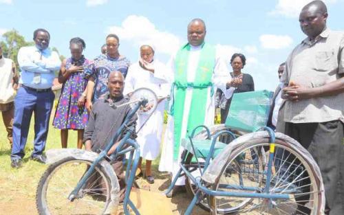 Man Who Has Crawled All Life Receives Surprise Tricycle