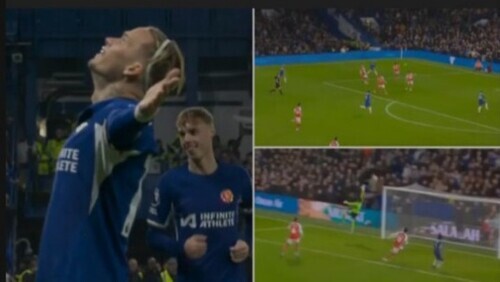 Mykhailo Mudryk Produces Incredible Lob Over David Raya To Score For Chelsea