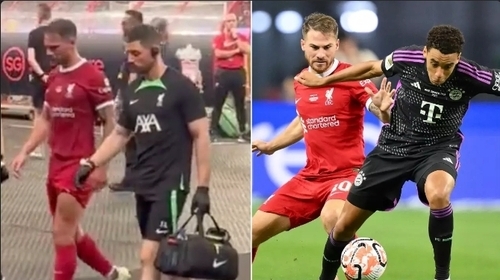 Alexis Mac Allister Seen Limping As He Returns To Liverpool Dressing Room In Potential Injury Blow