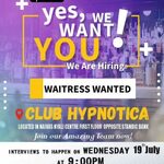 Club Hypnotica – Mombasa Hiring Waitresses