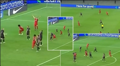 Luis Diaz And Mohamed Salah Combine Brilliantly For Stunning Liverpool Goal Against Bayern Munich