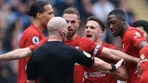Liverpool Charged Over Referee Protest At Man City