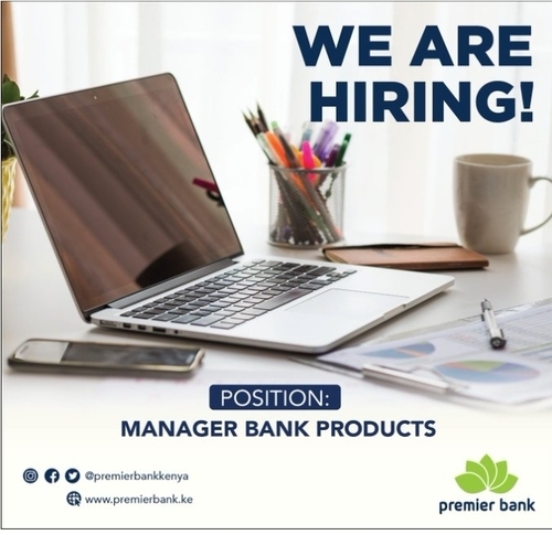 Premier Bank Hiring Product Manager