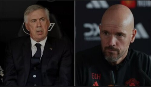 Carlo Ancelotti 'Approached To Replace Erik ten Hag' At Man Utd