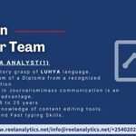 Reel Analytics Hiring Media Analyst And Media Analyst – Intern