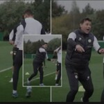 Mauricio Pochettino Nutmegs His Own Player In Chelsea Training