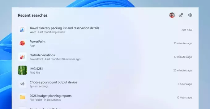 Microsoft Tests Cleaner Windows Search Without Ads and Clutter
