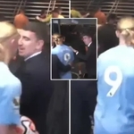 Man City star Erling Haaland Barges Into Staff Member In Etihad Tunnel As Awkward Interaction Spotted