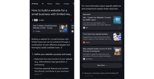 Google Adds More Ads to AI Search Results and AI Mode