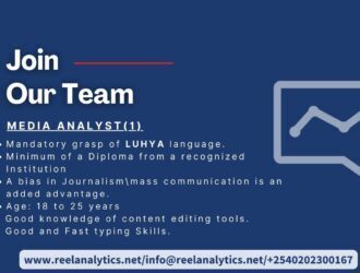 Reel Analytics Hiring Media Analyst And Media Analyst – Intern