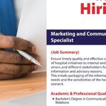 Metropolitan Hospital Nairobi Hiring Marketing And Communication Specialist