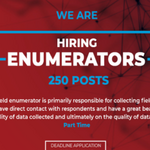 Hand In Hand Hiring 250 Enumerators