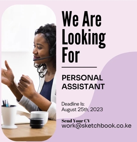 Sketch Book Hiring Personal Assistant
