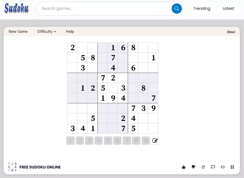 Sudoku Puzzle Challenge for Brain Training and Daily Fun