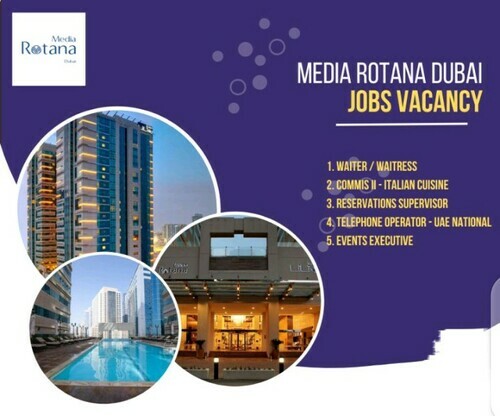Media Rotana Dubai: Work Opportunity in Five Star Hotel 2023