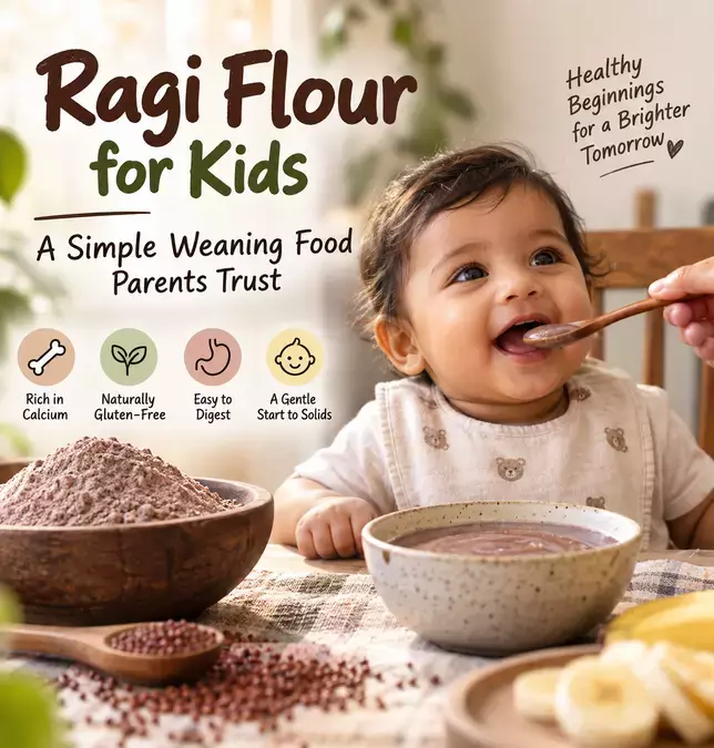 Ragi Flour for Kids: A Simple Weaning Food Parents Trust
