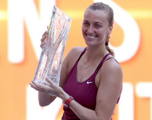 Kvitova Beats Rybakina To Clinch Miami Title
