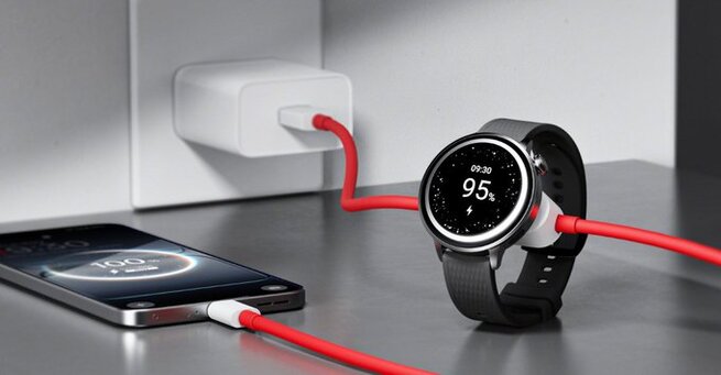 OnePlus 2-in-1 USB-C Cable Charges Phone and Watch Together