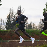 Eliud Kipchoge Lands In Berlin To Defend His Title