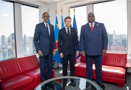 Macron Lauds DR Congo Ceasfire As EU Sets Up Air Bridge