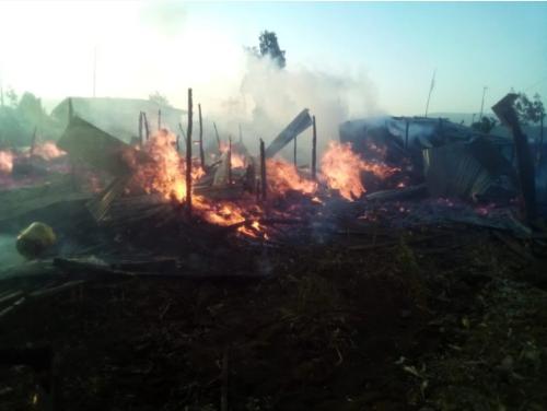 Seven Families Left Homeless Following A Fire Incident In Elburgon, Nakuru