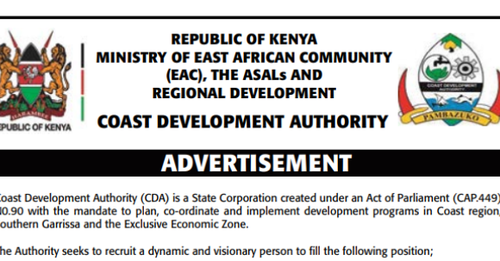 Coast Development Authority (CDA) Hiring Director – Research And Strategic Planning
