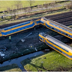 One Dead After Dutch Train Hits Crane And Derails
