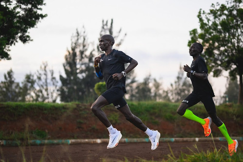 Eliud Kipchoge Lands In Berlin To Defend His Title