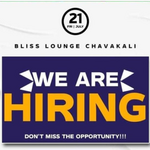 Bliss Lounge Hiring : Waiters, Chefs, Cleaners, Supervisors And Bouncers
