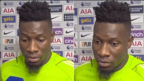 Andre Onana Accused Of Being 'Delusional' For Comments Made In Interview After Defeat Vs Tottenham Hotspur