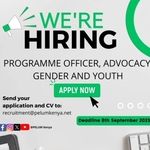 PELUM Kenya Hiring Programme Officer: Advocacy, Gender and Youth