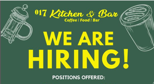 017 Kitchen & Bar Hiring Hotel Staff