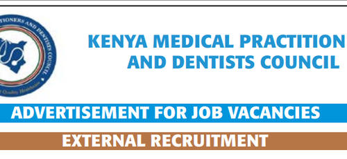 Kenya Medical Practitioners & Dentists Council Hiring Principal Compliance Officer Grade KM-5 (4 Positions)