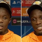 Wilfried Zaha's Reaction Is Priceless When Asked If He's Bothered About Failing At Man Utd