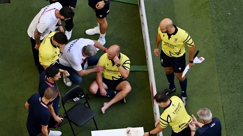 Referee Peyper Limps Out of Wales-Argentina Quarterfinal