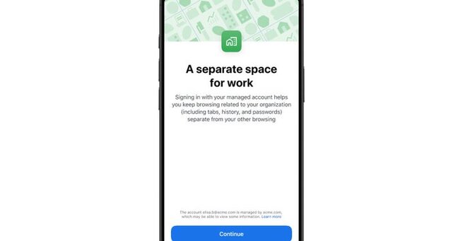 Chrome iOS Adds Account Switching for Work and Personal Use