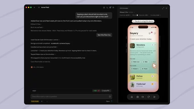 Claude Code Now Lets You Build and Test iOS Apps in Apple's Simulator