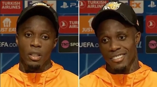 Wilfried Zaha's Reaction Is Priceless When Asked If He's Bothered About Failing At Man Utd