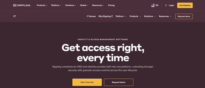 Try Rippling IT Management with a Free Trial