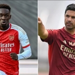 Arsenal Star Folarin Balogun Trains Separately From The Squad As Italian Club Ready Bid