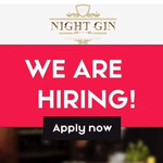 Night Gin Hiring Head Chef