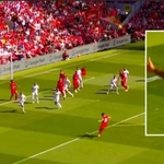 Dominik Szoboszlai Scores Stunning First Goal For Liverpool Against Aston Villa
