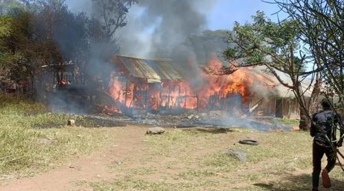 Three Families Count Losses As Fire Destroys Their Houses In Isiolo
