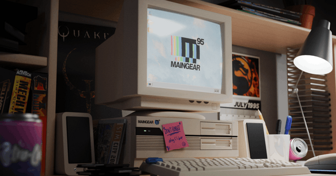 Maingear Retro95 Blends 90s PC Design with Modern Power